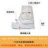 Trendy Brand Niche Women's Boots 2025 Summer New European and American Open-toed Sandals Muffin Thick-soled Denim Thin Trouser Boots