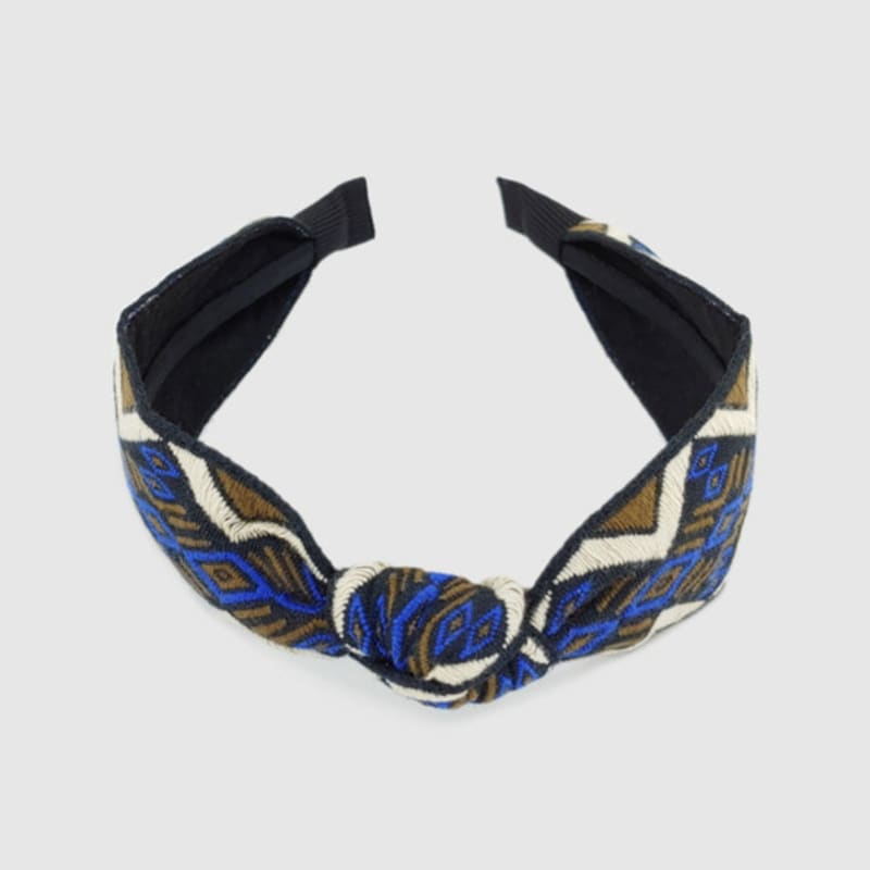 LALA Bohemian Imported Lace Hairband L-Khaki