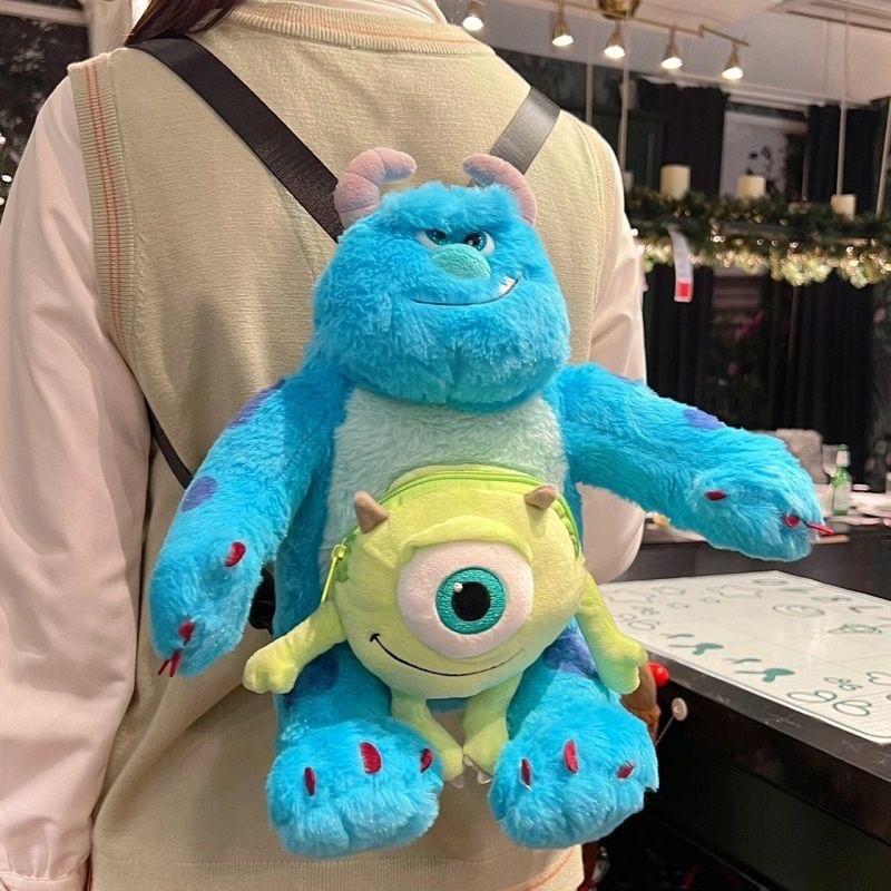 Inc James Monsters P Sulley Sullivan Plush Backpack Unisex School Bag Gift Kids