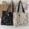 Canvas Bag Women Outing Travel Large Capacity Handbag Bags