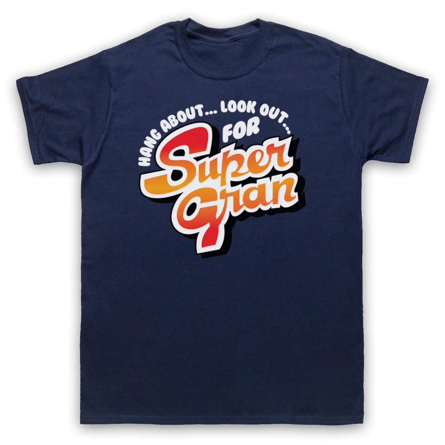 KIDS TV SUPERGRAN RETRO SUPER UNOFFICIAL GRAN 80 s MENS & WOMENS Boys Baby Children T-shirt 120