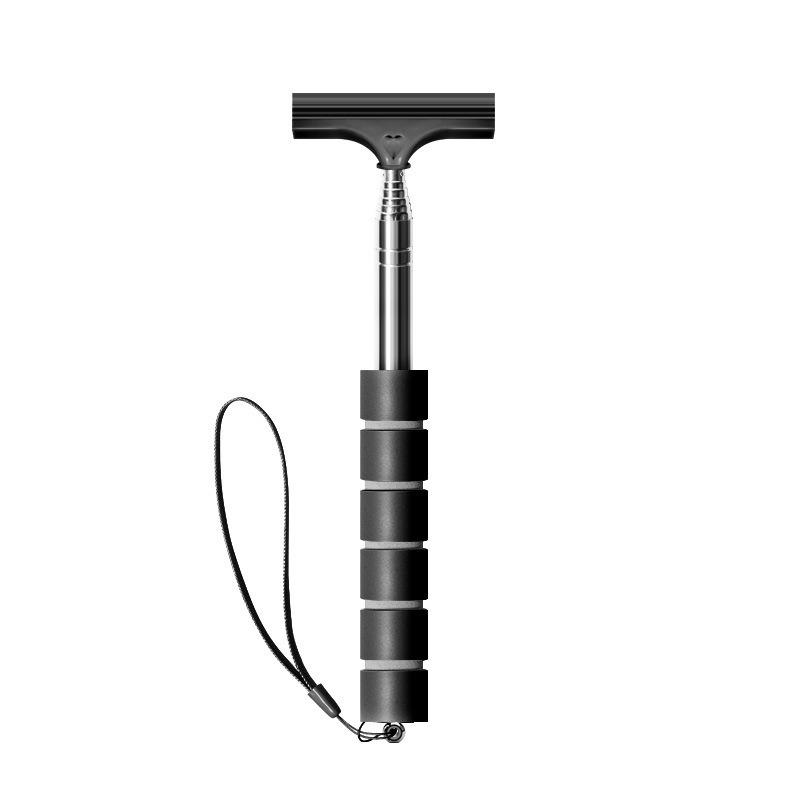 Stainless Steel Telescopic Car Rearview Mirror & Glass Squeegee Tool