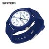 Sanda Quartz Double Calendar Waterproof Couple Wristwatch