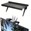 Storage Rack 5kg Load-capacity Non-Slip Adjustable Angle Simple Installation TV Monitor Stand Space-Saving Organizer