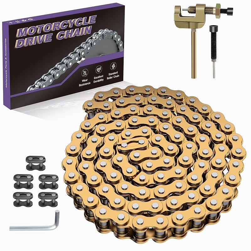 35 Roller Chain 3 Feet 95 Links With Chain Breaker Replacement For Go Kart Cart Mini Bike Bicycle Dirt Bike Motorcycles Powersports Accessories Parts