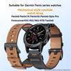 22mm 26mm Genuine Leather Strap for Garmin Fenix 8 7X 7 6Xpro 6 5 Tactix 7 Pro Epix Gen 2 Enduro 2 Quick Release Cowhide Strap