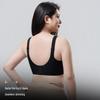 Women's Plus Size Seamless Wire-Free Push-Up Bra - Lift & Support with Breathable Side Boob Control