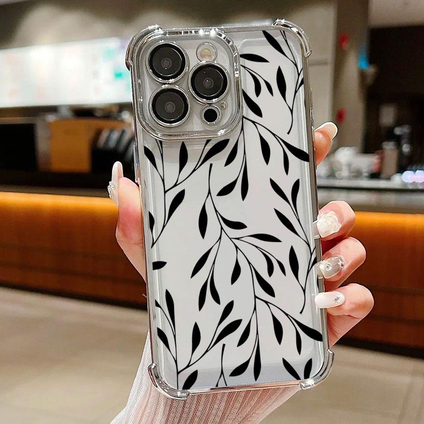 

Leaf Flower Butterfly Line Art Case For Samsung Galaxy A56 A57 A55 A54 A52 A53 A37 A36 A17 A34 A35 A26 A25 A16 A07 Phone Cover Galaxy A05