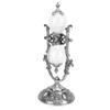 30 Minute Hourglass Antique Metal Sand Clock Vintage Engraved Sandglass Sand Timer for Home Salon Spa   Meditation   Desk Decor