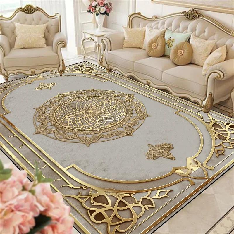 Luxe Europese Woonkamer Kleden Lounge Sofa Salontafel Antislip Tapijt Huis Kamer Slaapkamer Decor Garderobe Vloermatten Wasbaar