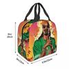American Music Rapper Snoop Dogg Insulated Lunch Bag for Kids School Cooler Thermal Food Box Tote Portable Lunch Boxes Container