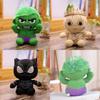Marvel Avengers Black Panther Hulk Groot Plush Toys Soft Pp Cotton Stuffed Superheroes