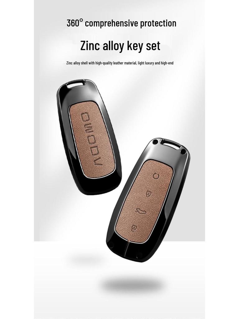Étui de Protection pour Clé de Voiture OMODA pour Hommes et Femmes - Coque de Clé Haut de Gamme avec Boucle