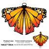 Fantasy Butterfly Cape For Women With Gradient Colors And Stage Wear