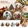 Christmas Hanging Ornament DIY Kit with Adhesive for Holiday Tree Decorations
