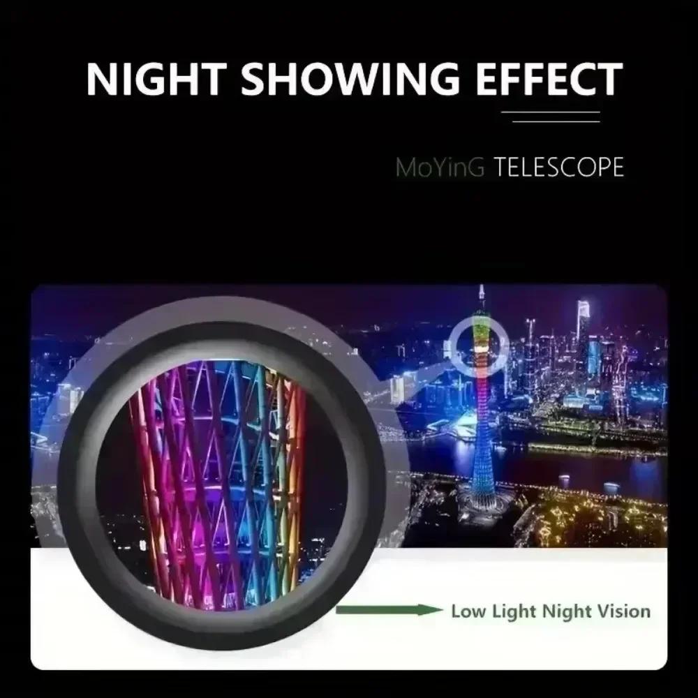 1pc Mini Portable 2000x25 HD Monocular Telescope Mobile Phone Telescope with Holder Camping Hunting Birdwatching Telescope