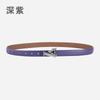 Alloy Alphabet Board Buckle Leather Belt Women'S Premium Pants Belt Women'S
