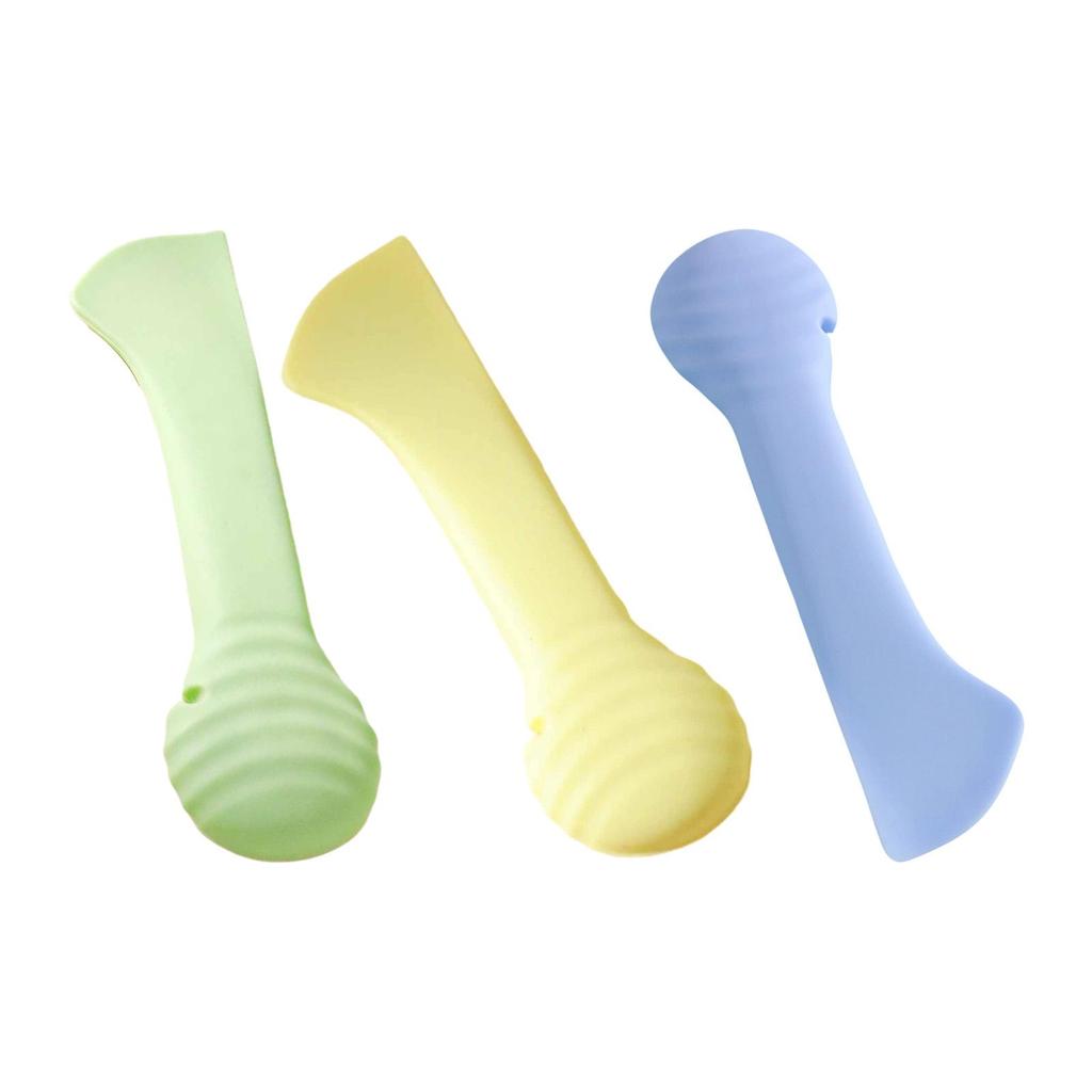 Pet Food Can Opener Spoon Silicone Mini Spatula Stirring Feeding Tool Portable Reusable for Dog Cat Mealtime