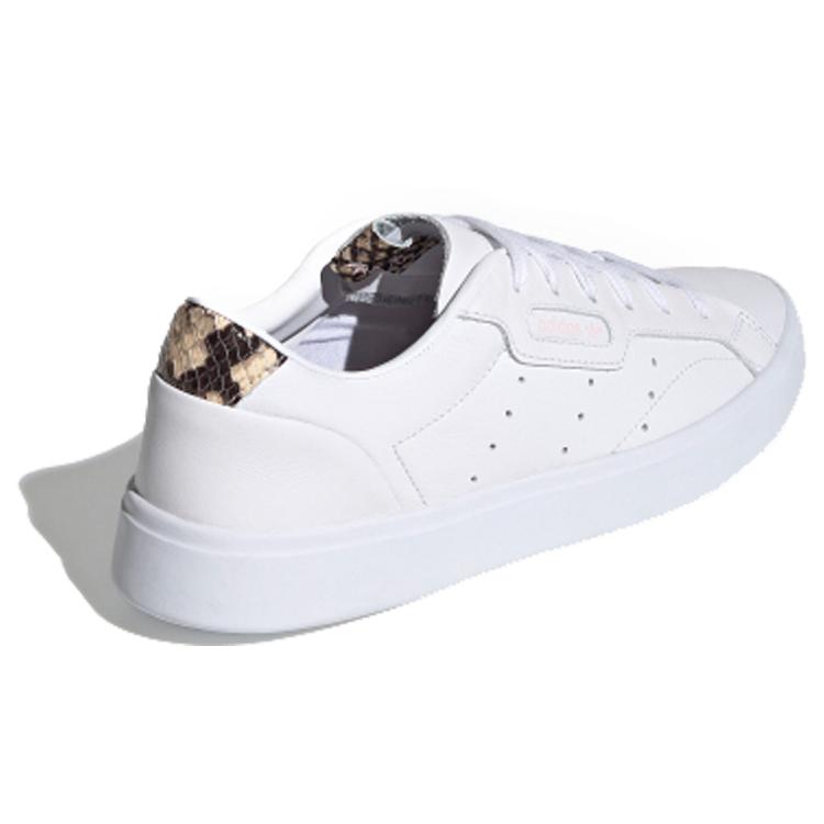 Adidas Originals Sleek Skate Shoes 'White Brown' Women's FX0051