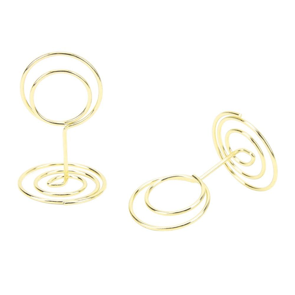 20Pc Stable Table Number Stands Round Shaped Table Number Holder Wedding Centerpieces