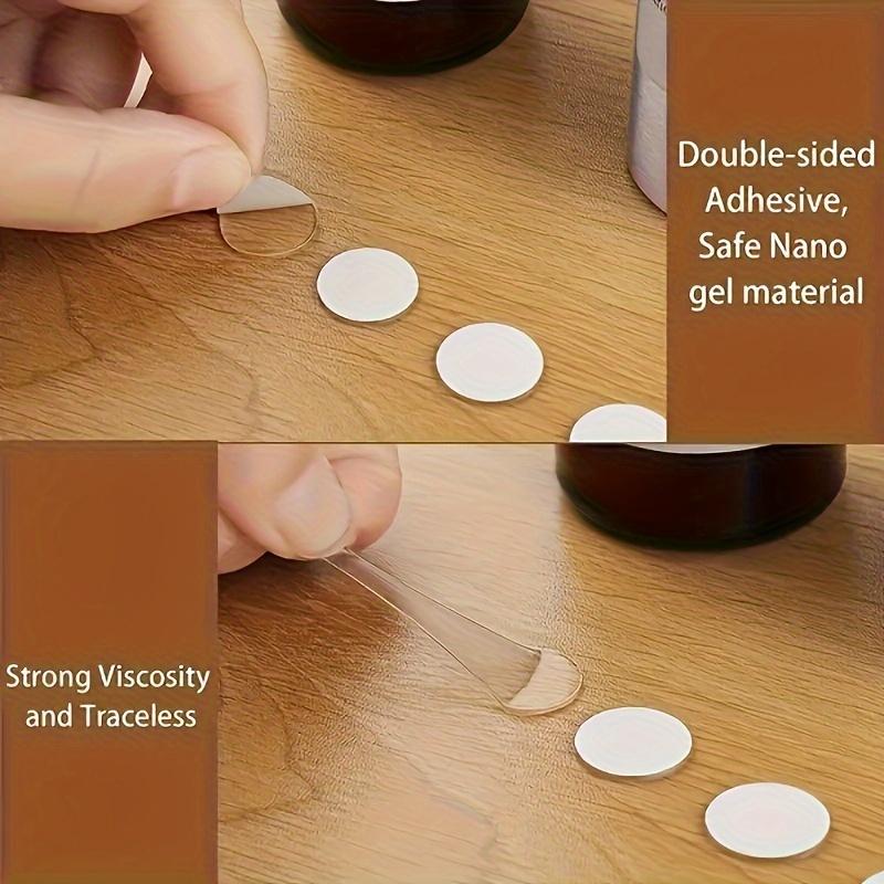 Double-Sided Adhesive Sticker Pads-Transparent No-Residue Rubber Sticky Dots for Mounting Decor, Accessories,Decorative Stickers