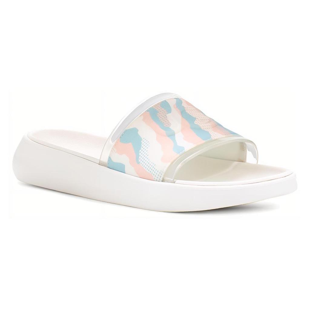 UGG Slide Cali Collage Slipper Rainbow Blue Women's 1120001-PSTR