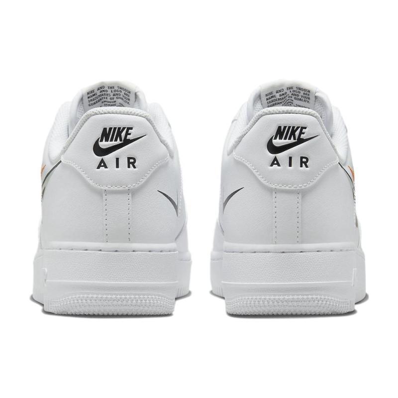Nike Air Force 1 Low "Multi Swoosh" White Black Sneakers FN7807-100