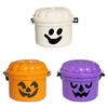 3/7Pcs Mini Pumpkin Bucket Striking Nostalgic Design Weird Atmosphere Spooky Mini Pumpkin Bucket Ornament