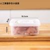 5 Freezer Containers with Lids Airtight, Food Storage Organizer Bento Box with Dividers for Refrigerator Organization, BPA-Free