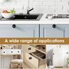 6pcs Fashion Luxury Nail-free Self-adhesive Handle for Wardrobe Door Cabinet Drawer Doors And Windows  Sliding Door Glass Door