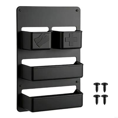 For Accessories Compartment Holder for Biodegradable Powder RV Toilet Storage Box Waste Tank Door Organizer Rack RV