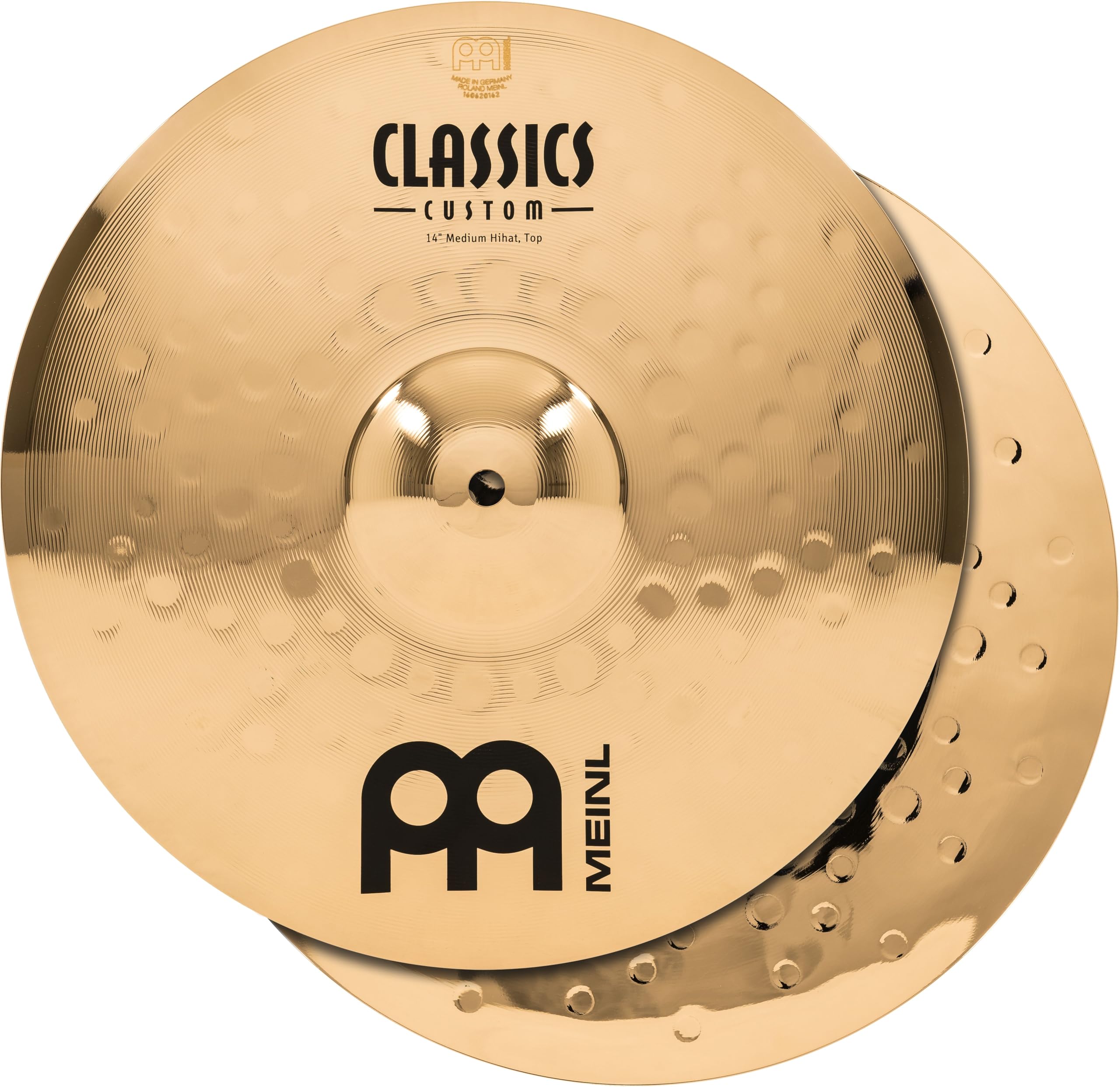 

MEINL Classics Custom Series Cymbals Medium Hihat Pair Hi-Hat 14 CC14MH-B []
