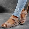 Fashion Summer Woman Sandals Outdoor Lightweight Wedge Party Sandals Women 2025 New Breathable Open Toe Women Shoes Sandalias De Mujer
