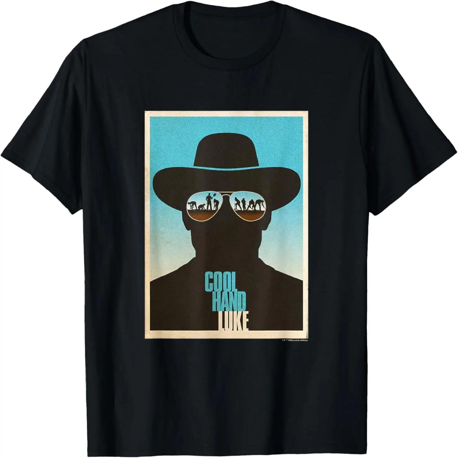 WB100 Cool Hand Luke Prison Life Aviator s Silhouette T-Shirt S чёрный