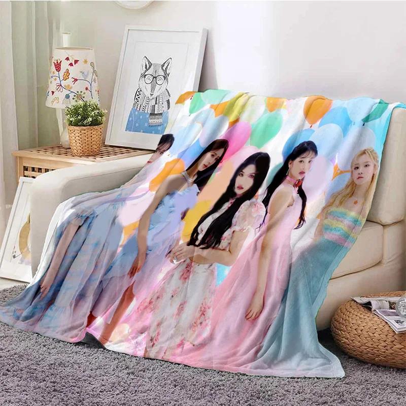 Kpop (G)I-DLE Kpop Girl Miyeon Soft Plush Blanket, Flannel Blanket Throw Blanket for Living Room Bedroom Bed Sofa Picnic Cover