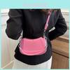 Stylish Medium Square Pu Leather Shoulder Bag Multiple Colors For Commuting