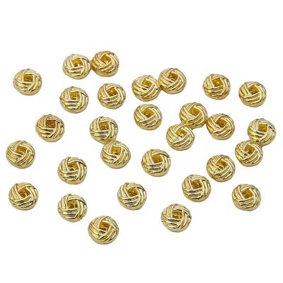 Kupfer Ananas Knoten Ring Spacer Perlen für DIY Schmuck Machen Handwerk Zubehör