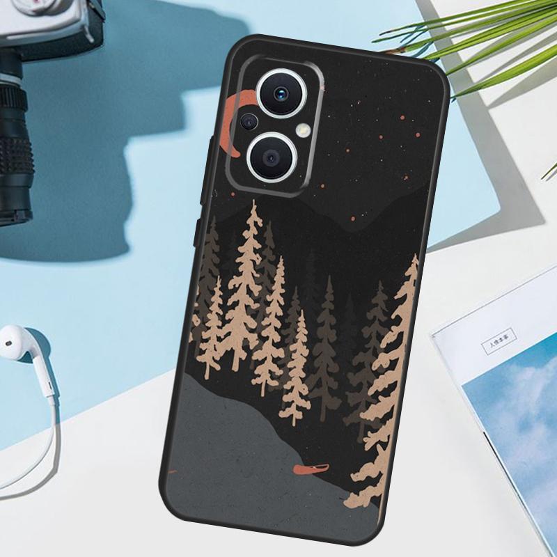 Summer Nights Cover For OPPO Reno 12 F 13F 14F 11F 10 11 13 14 Pro 7 8 Lite OPPO Find X9 X5 X6 X8 Pro Case