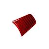 Red Carbon Fiber Interior Steering Wheel Chin Cover Trim For Tesla Model Y/3 17+