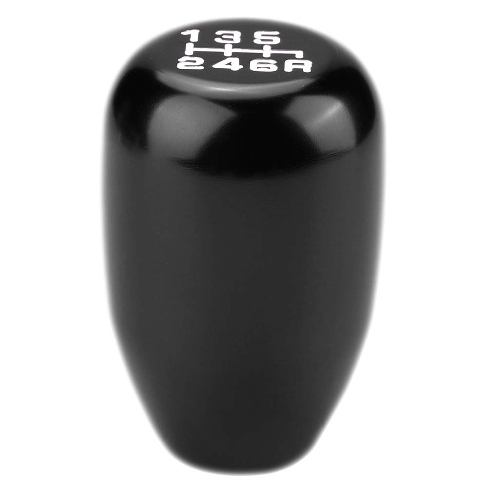 EBTOOLS Shift Knob Car 6 Speed Gear Shift Head Metal Car Gear Stick Shift