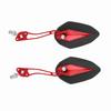 Pair 8mm 10mm Universal Motorbike Scooter Motorcycle Rearview Mirror Rear View Side Mirrors Red