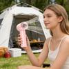 Rechargeable Portable Fan Handheld Fan 1 Speeds Blower With Digital Display For Travel Vacation Camping Hiking Backpacking Beach