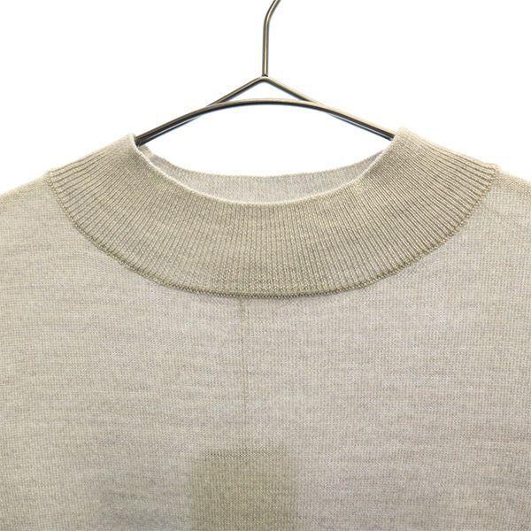 Nepoužitý URBAN RESEARCH vlněný svetr s dlouhým rukávem Free šedý úplet Dámský Použitý