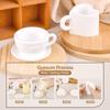 Liebe Teetasse Silikonform DIY Handgemacht Gips Zement Kaffeetasse Untertasse Keramik Epoxidharz Form 3D Kerzenbecher Form Heimdekoration