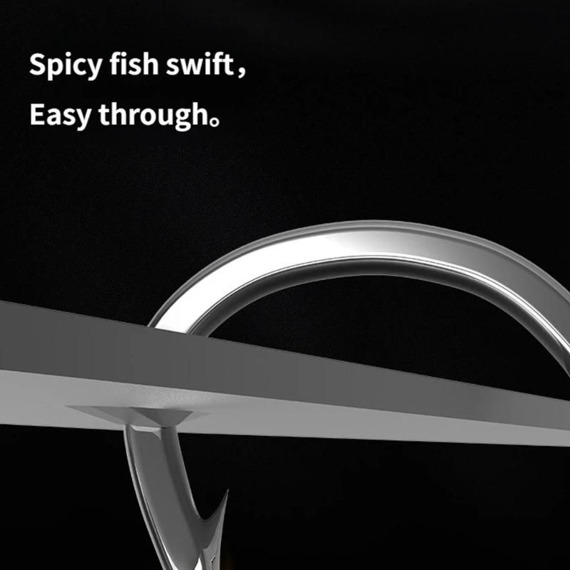 Pack of 10 Rustproof Live Shrimp Hook Providing Superior Baits Presentation and Safe Handling for Anglers