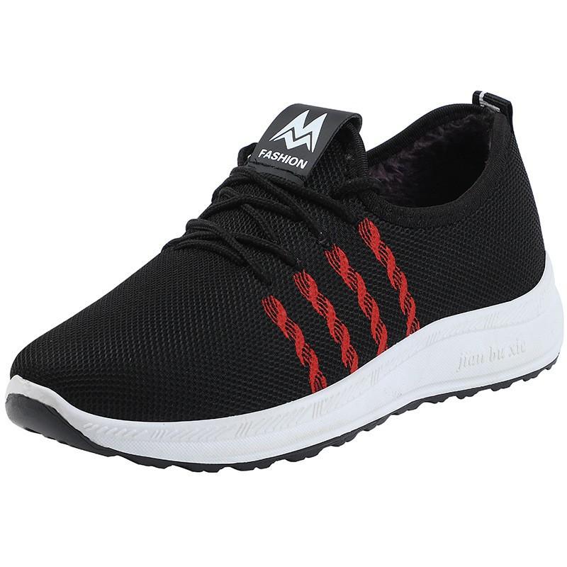 Nowe zimowe buty codzienne buty sportowe aksamitne matka antypoślizgowe buty do chodzenia