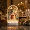 Acrylic Decorative Ornaments Christmas Pearl Light for Holiday Home Decor, LED Unique Lamp with Soft Glow Bedroom Bookshelf And Party Atmosphere