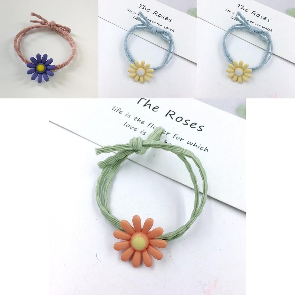 Stylish Ins Women Daisy Hair Rope Featuring Korean Rubber Band And High-elastic Design