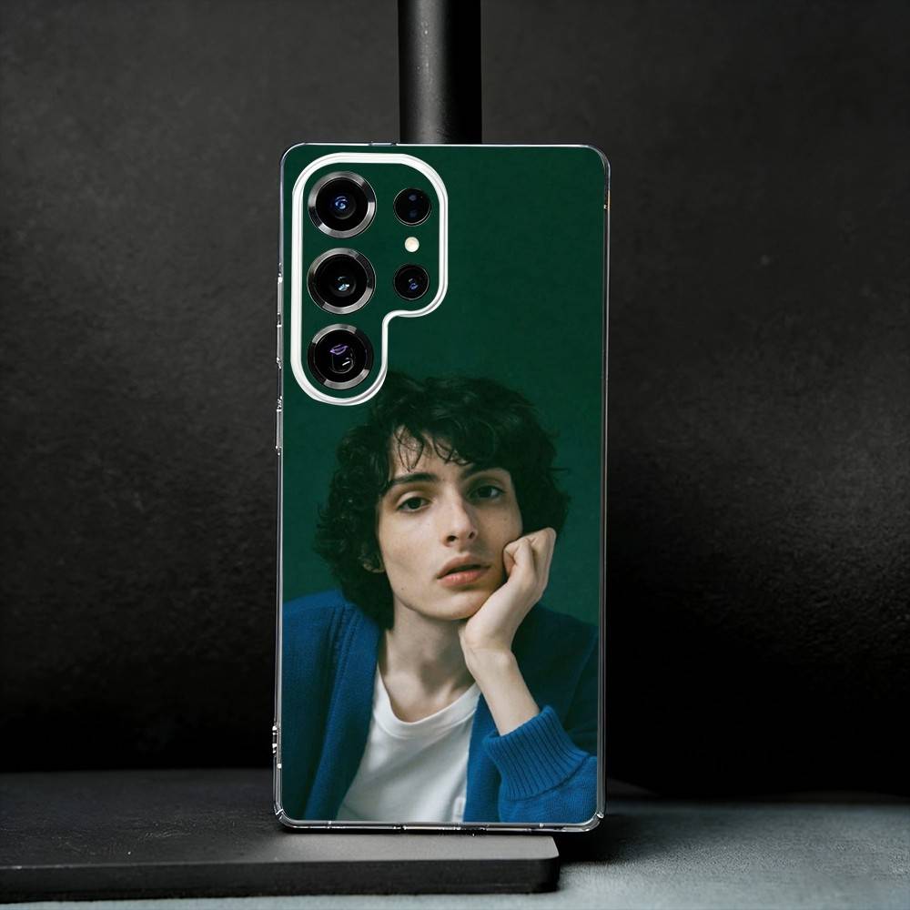 Finn Wolfhard Actor Phone Case For Samsung S25,S24,S21,S22,S23,S30,Ultra,S20,Plus,Fe,Note,10,9,5G Transparent Cover
