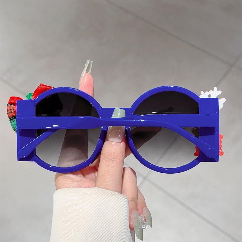 Oversized Round Merry Christmas Luxury Brand Designer Sunglasses Women For Men Vintage Popular Party Decorate Punk Sun Glasses